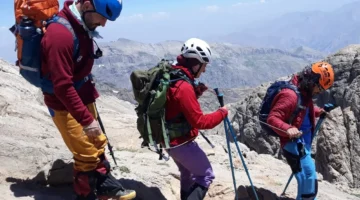 Cilo Reşko Dağı zirve tırmanışı başarı ile tamamlandı