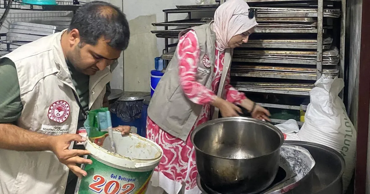 Gaziantep’te mide bulandıran denetim!