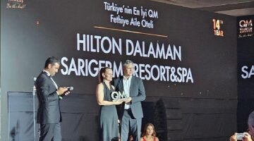 HIlton Dalaman Sarıgerme Resort & Spa, QM TourIsm Awards 2023’te En İyi FETHİYE Aile Oteli Seçildi!