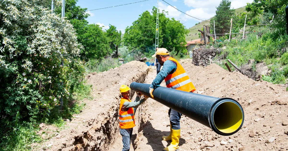 Kuluncak Çörmü’ye kanalizasyon hattı