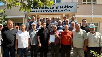 Mahmutköy kuru fasulyesi’nin coğrafi işaret tescil belgesi teslim edildi