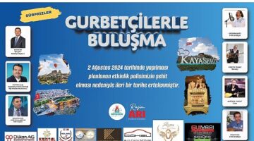 Nevşehir Belediyesi’nin ev sahipliğinde 2 Ağustos Cuma günü yapılacağı duyurulan ‘Gurbetçilerle Buluşma Programı’ ileri bir tarihe ertelendi.