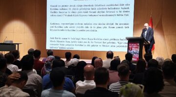 Prof. Dr. Afyoncu’dan Konya Büyükşehir Taş Bina’da “Kızılelma” Söyleşisi