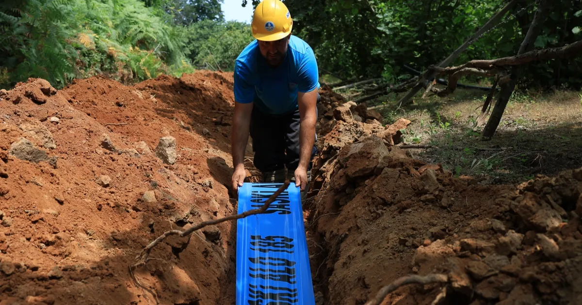 Sakarya’da yeni içme suyu hattında çalışmalar tamamlandı