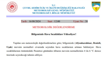 Hava Sıcaklıkları Yükseliyor: Dikkatli Olun!