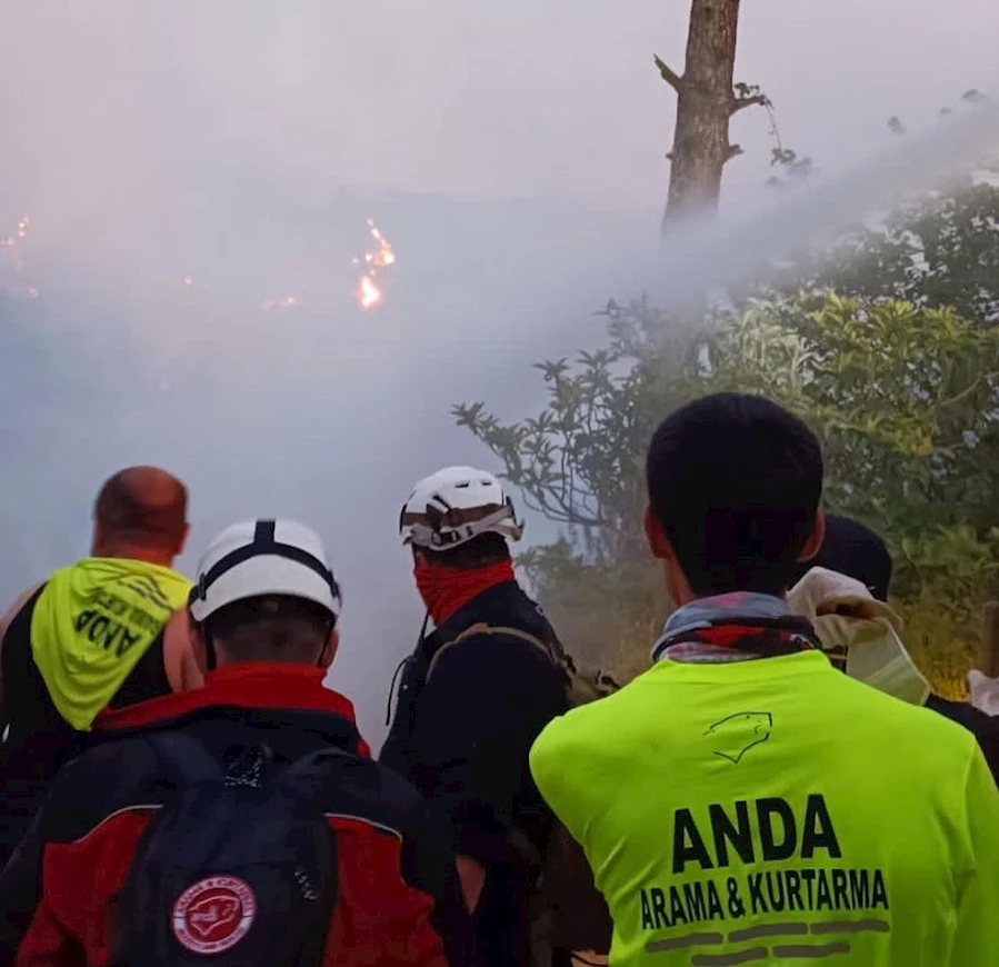 Yangına Gönüllü İlk Müdahale ANDA ‘dan Geldi