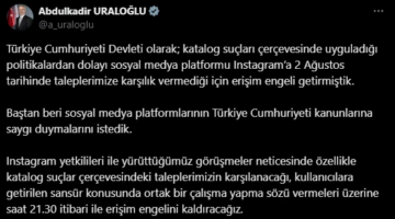 Son Dakika: Erişim Yasağı Kalktı!