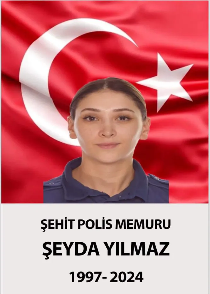 Şehit Düşen Polis Memuru Şeyda Yılmaz Son Yolculuğuna Uğurlandı