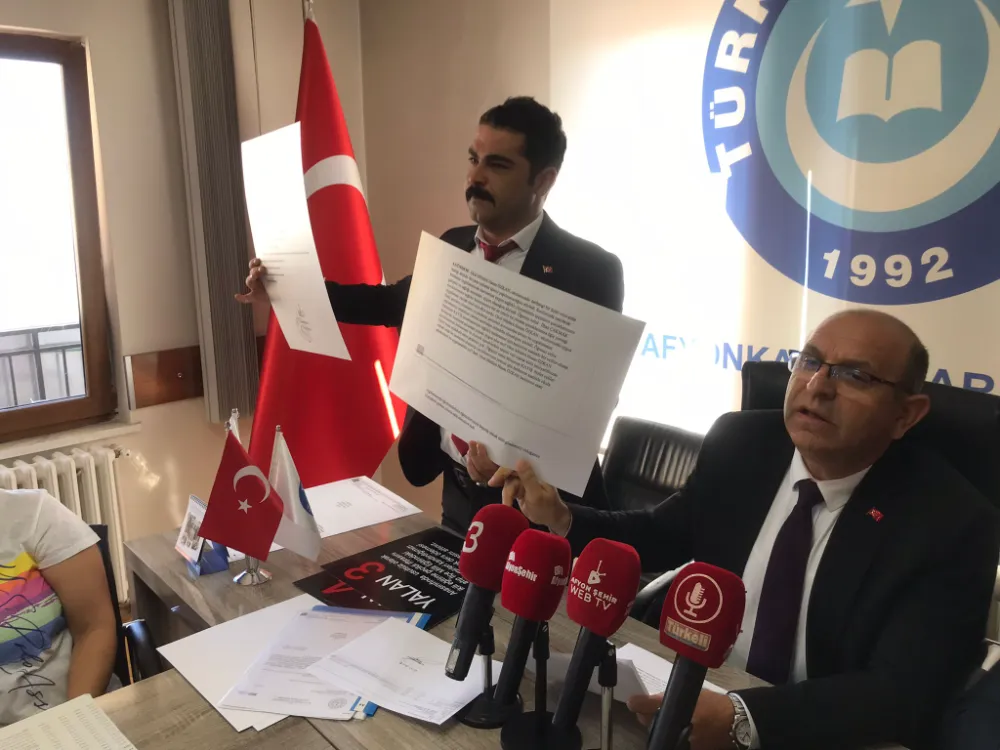 Afyonkarahisar Türk Eğitim-Sen'den Sert Açıklama: "İftira İftira Atanı Kirletir"