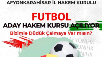 Futbol Aday Hakem Kursu Başlıyor