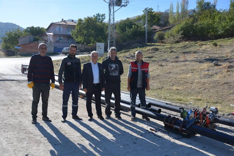 Tatarlı’da içme suyu hattı yenileme çalışmaları başladı