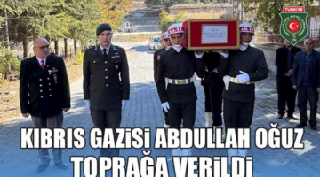 Kıbrıs Gazisi Son Yolculuğuna Uğurlandı