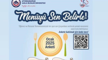 AFSÜ'de Öğrenciler Yemek Menüsünü Belirliyor