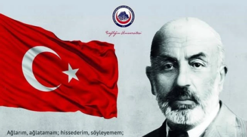 Rektör Prof. Dr. Nurullah Okumuş, Mehmet Akif Ersoy'u Andı