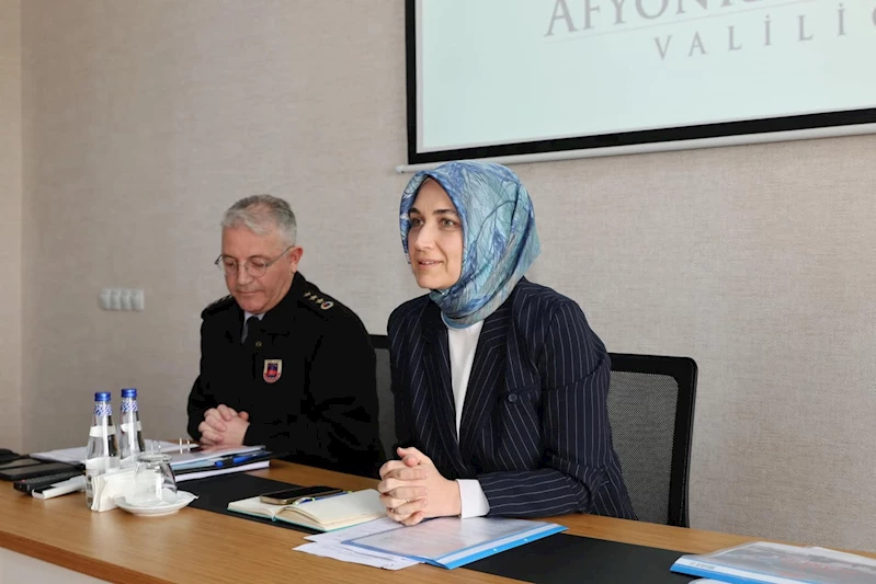 Afyonkarahisar'da Asayiş ve Değerlendirme Toplantısı Gerçekleştirildi