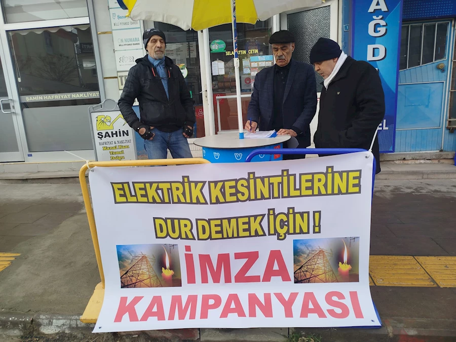 Sultandağı’nda Elektrik Kesintileri İçin İmza Kampanyası Başlatıldı